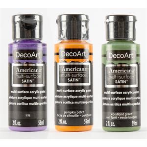 DecoArt Multi Surface Satin Acrylic Paint Pick-n-Mix - Choose 3 - 005486