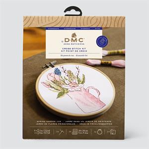 DMC Spring Garden Jug by Anna Matvieieva Intermediate Cross Stitch Kit - 036935