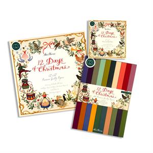 Craft Consortium 12 Days of Christmas Premium Paper Pad Bundle - 12x12", 6x6" & A4 - 100 Sheets - 037577