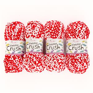 King Cole Yummy Crush Chenille Yarn - 4 x 100g - 043353