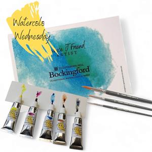 Studio 5 Complete Watercolour Kit - Pad, Brush Set & Watercolour Paints with 3 Months Free Membership - 052174