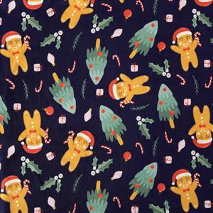 House of Alistair Gingerbread Jersey 100% Polyester - 150cm Wide x 1m Fabric Length - 061921