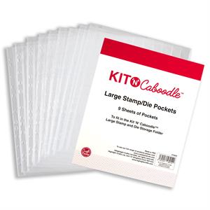 Kit N Caboodle Large Stamp/Die Pockets - 9 Sheets of Pockets - 070059