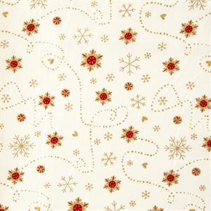 House of Alistair Gilt North Pole Trail 100% Cotton - 135cm Wide x 1m Fabric Length - 076292