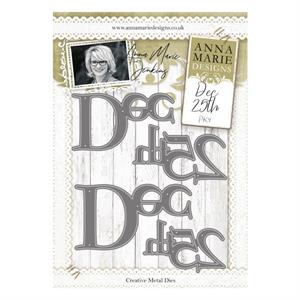 Anna Marie Designs Dec 25th Die Set - 4 Dies - 076998