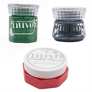 Tonic Studios Nuvo Mixed Media Christmas Colours Collection - 3 Jars - 080175