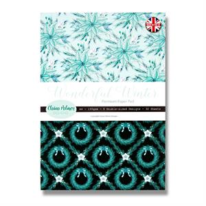 Claina Palmer Designs Wonderful Winter A4 Paper Pad - 32 Sheets, 190gsm - 090534