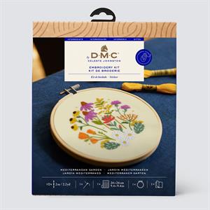 DMC Mediterranean Garden by Celeste Johnston Intermediate Embroidery Kit - 098461
