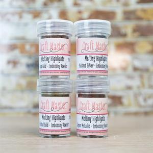Craft Master Melted Highlights Embossing Powder Collection - 4 Colours - 102183