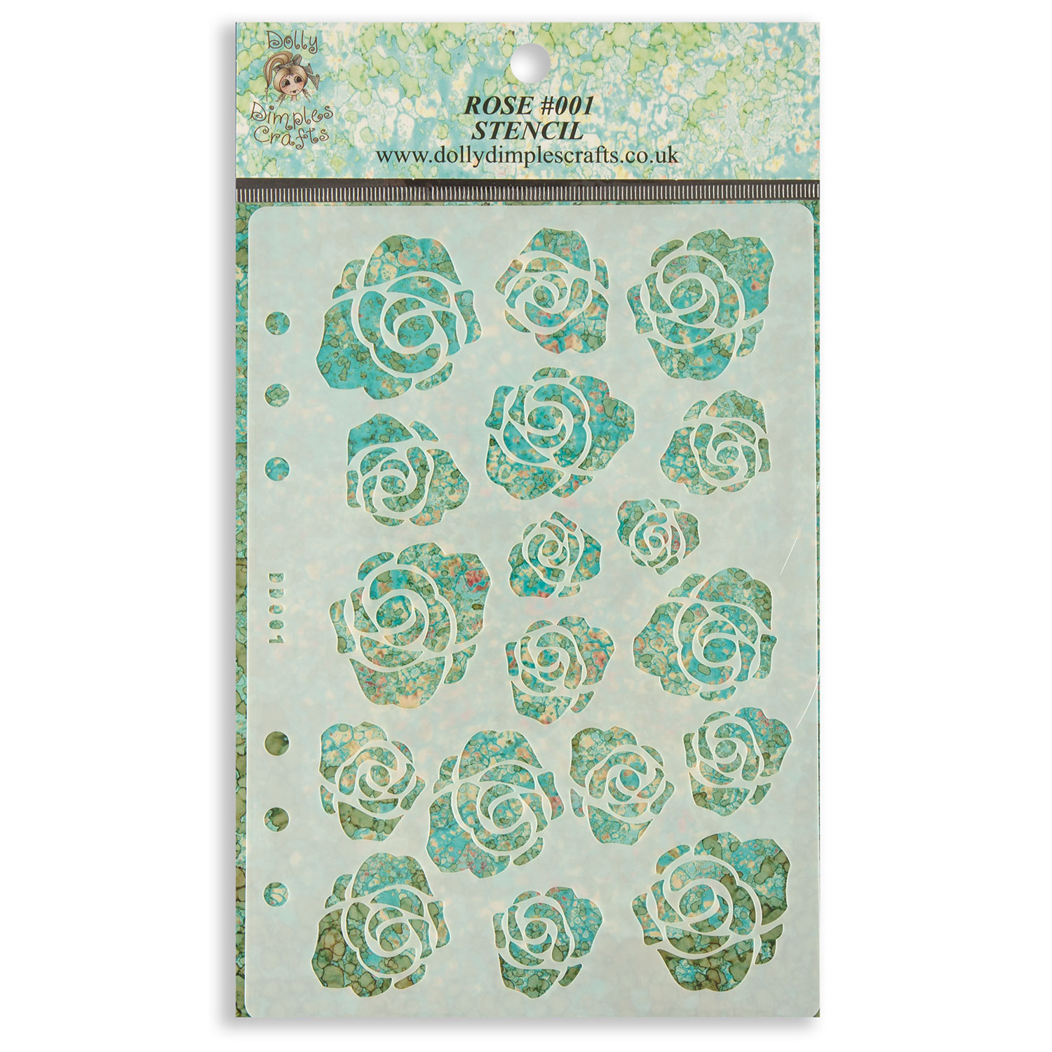 Dolly Dimples A5 Stencils Pick N Mix - Choose Any 2 - #001 Roses