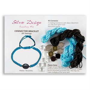 Silvar Design Connector Bracelet Kit - DIY Setting - Makes 7 - 123710