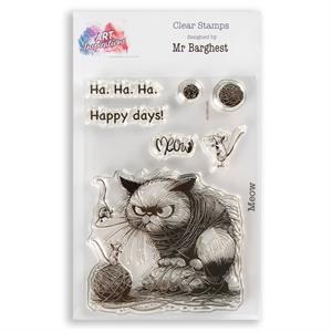 Art Inspirations with Mr Barghest A7 Stamp Set - Meow - 7 Stamps - 152259