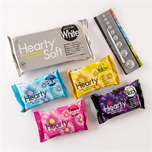 Hearty Soft 200g White Clay, 4 x 50g Coloured Clay & Colour Mixing Scale - 152535