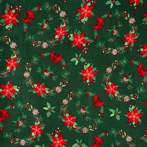 House of Alistair Wreath 100% Cotton - 135cm Wide x 1m Fabric Length - 154534