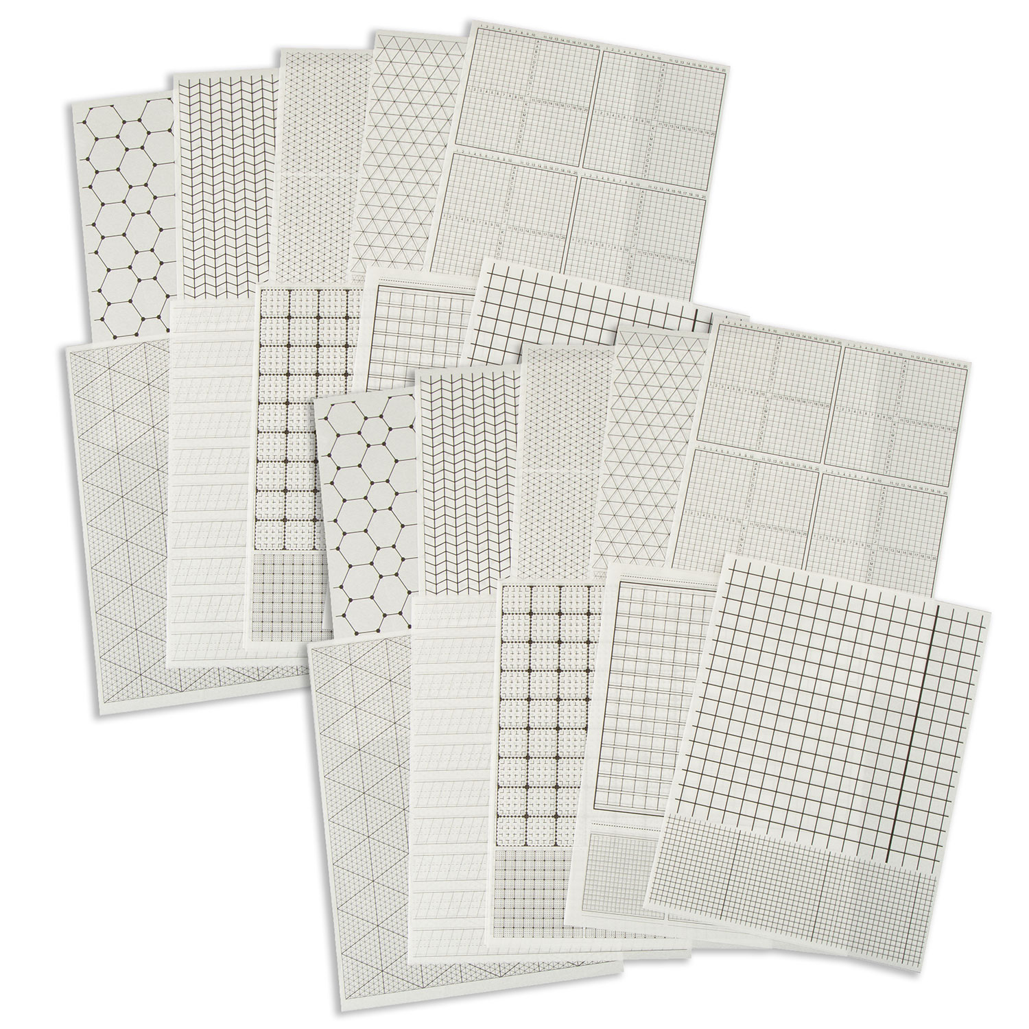 Dina Wakley 2 x Media Transparencies & Collage Papers - Pick n Mix Choose Any 2   - Collage Paper - Grid