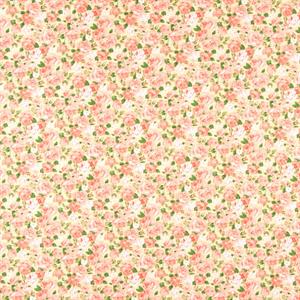 Six Penny Memories Rose 100% Cotton Fabric - 1m x 150cm Wide - 160607