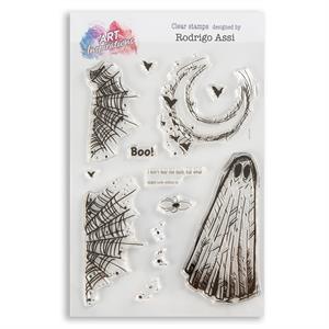 Art Inspirations with Rodrigo Assi: Boo A5 Stamps - 13 Stamps - 163424