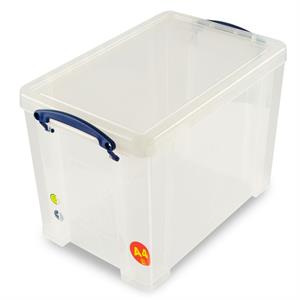 Really Useful Boxes 19L Clear Box with Lid - 165712