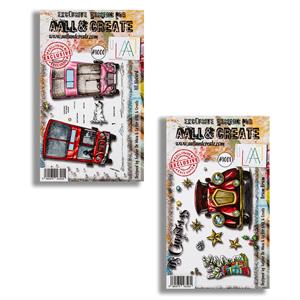 AALL & Create Autour de Mwa A6 Stamp Sets - All Aboard & Brum Brum - 32 Stamps - 167027