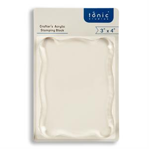 Tonic Studios Crafter's Acrylic Stamping Block - 3x4" - 168352