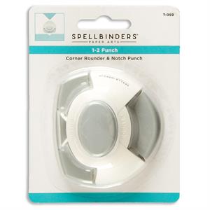 Spellbinders  2-in-1 Punch - Corner Rounder & Notch - 169259