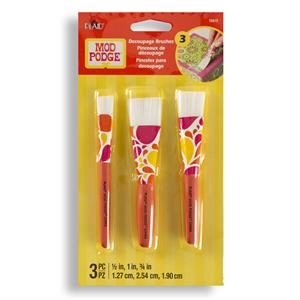 Mod Podge Short Handle Brush Set - 3 Pieces - 170368