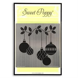 Sweet Poppy Stencil - Jingle Baubles - 176808