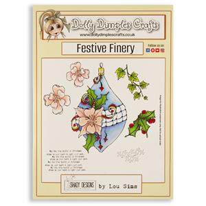 Shady Designs Festive Fusion Festive Finery A6 Stamp Set - 7 Stamps - 180325