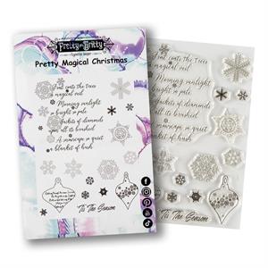 Pretty Gets Gritty Pretty Magical Christmas A5 Stamp Set - 16 Stamps Total - 181596