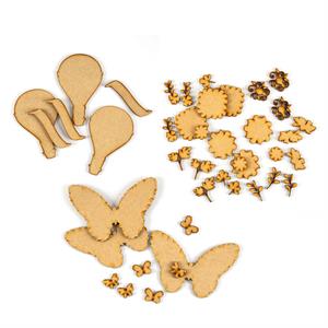 JRC Lace MDF Collection - Hot Air Balloon, Butterfly & Flower - 181711