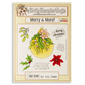 Shady Designs Festive Fusion Merry & More A6 Stamp Set - 7 Stamps - 186406