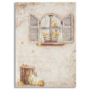 Stamperia Golden Harmony A4 Rice Paper - Window  - 191204