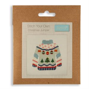 Trimits Christmas Jumper Counted Cross Stitch Kit - 195485