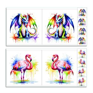 Craft Yourself Silly Rainbow Seconds Bag 7 Cushion Panels  2 x 18.5 inch Panels & 4 x Charm - Choose Any 2 - 195725