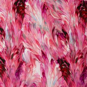 P&B Textiles Fludity Pink 1m Fabric Length x 108 Wide - 197831