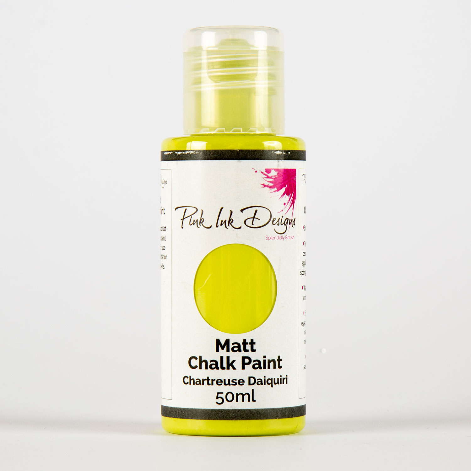 Pink Ink Matt Chalk Paint 50ml Pick-n Mix - Choose 3 - Chartreuse Daiquiri