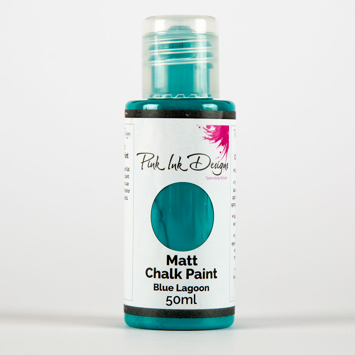 Pink Ink Matt Chalk Paint 50ml Pick-n Mix - Choose 3 - Blue Lagoon