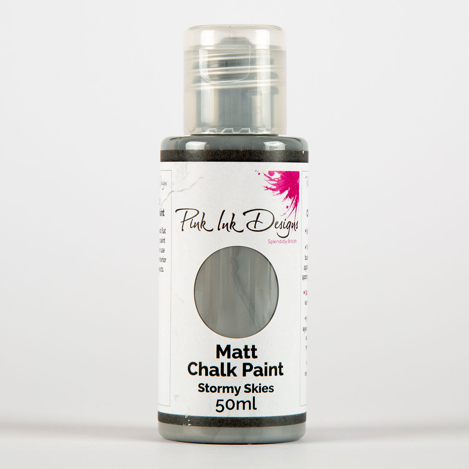 Pink Ink Matt Chalk Paint 50ml Pick-n Mix - Choose 3 - Stormy Skies