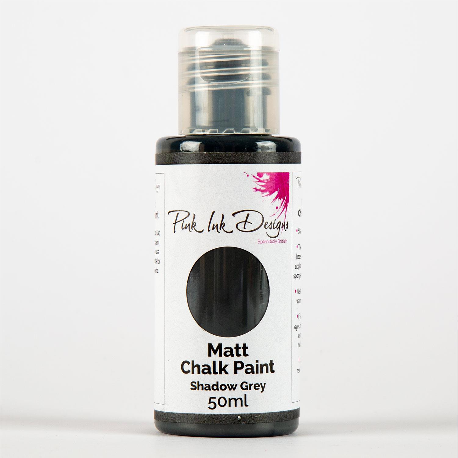 Pink Ink Matt Chalk Paint 50ml Pick-n Mix - Choose 3 - Shadow Grey