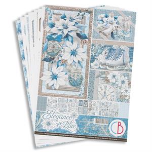 Ciao Bella Elegance of Blue A4 Creative Pad - 9 Sheets - 208811