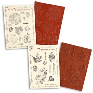 Chocolate Baroque From Nature 1 and 2 Collection - 2 x A5 Mounted Stamp Sheets - 24 Images - 216393