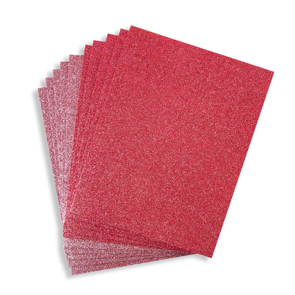 Spellbinders Pop Up Die Cutting Glitter Foam Sheets - Choose 2 - Peony Pinks