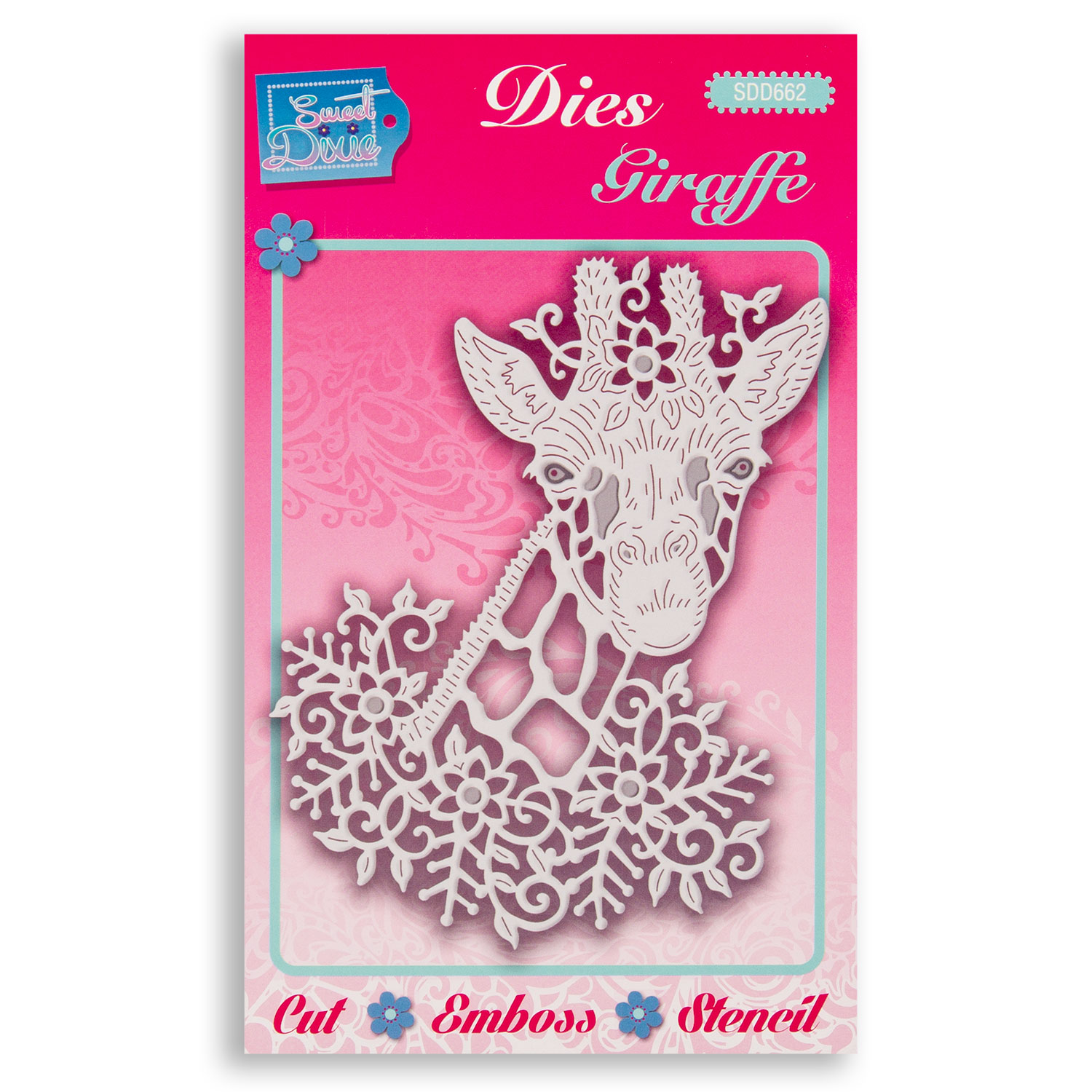 Sweet Dixie 2 x Floral Animals Die Set - Pick n Mix - Choose 2  - Giraffe