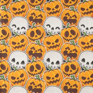 Quilter's Trading Post Halloween Heads Fabric - 1 metre - 223821