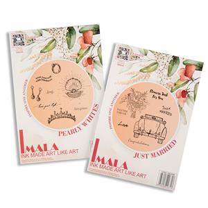 IMALA A5 Stamp Sets - Just Married & Pearly Whites - 17 Stamps  - 224443