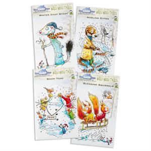 The Card Hut - Mark Bardsley's Winter Wood Tails: Collection 2 - 4 x Stamp Sets - 229888