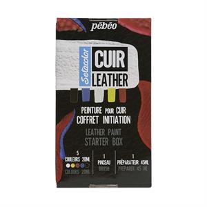 Pebeo Setacolor Leather Paint Starter Box - 245172