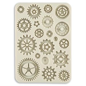 Stamperia Sir Vagabond in Fantasy World A5 Silicone Mould - Gears - 245973