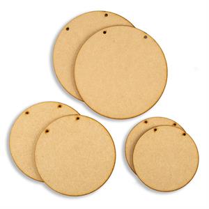 JRC Hanging Circular Rectangular Plaques - 2 Each of 3 Sizes - 251566