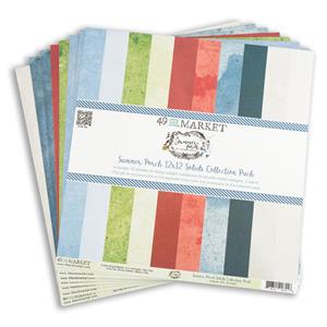 49 and Market 12x12" Collection Pack - Summer Porch Foundations - 10 Sheets - 259541